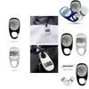 Abs Material 3d Motion Sensor Pedometer Measure Your Distance And Calories With This Keychain Clip