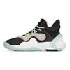 Anta Speed Decision KT Thompson Absorption des Chocs Antidérapantes Résistantes à l'Usure Chaussures de Basketball Mi-Hautes Homme Chaussures de Basketball Noir Gris Vert 112041612-7