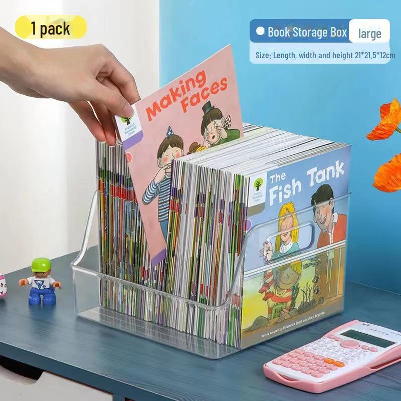 

Детская иллюстрированная книга и органайзер для косметики, прозрачная акриловая коробка для хранения