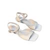 Soft leather version~ French temperament sandals women's spring new niche retro high heels with thick heels Roman shoes