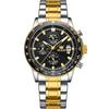 OLEVS Men's Quartz Watch, Stylish Multi-Function Watch with Stainless Steel, Waterproof, Luminous Display, Date Display, Analogue Watch for Men,