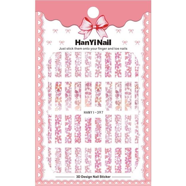 Cherry Blossom Flowers Thin Nail Stickers Decals Nail Design Nail Art Decoration