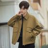 Casual Jacket Jacket Men's Spring and Autumn High-end Sense Loose Short Lapel Men's Top