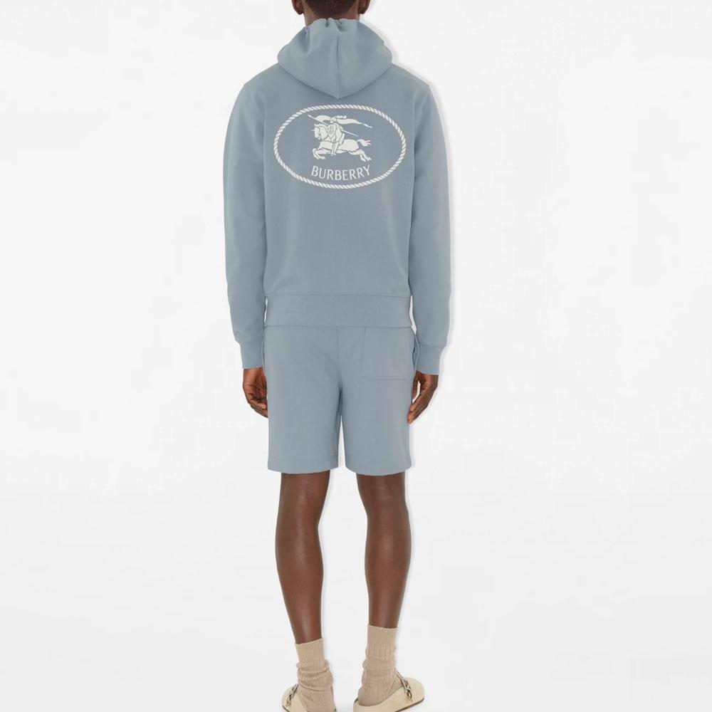 Burberry Knight Stamp Cotton Zip-up Hoodie 81104941