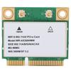 PCI E Network Card, 6GHz Band PCB WIFI Card, MU MIMO Multithreading, Supports Mini PCIE Half-Top Interface, for PC