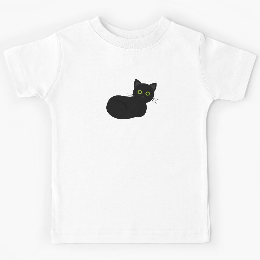 Cute black cat Kids T-Shirt 130