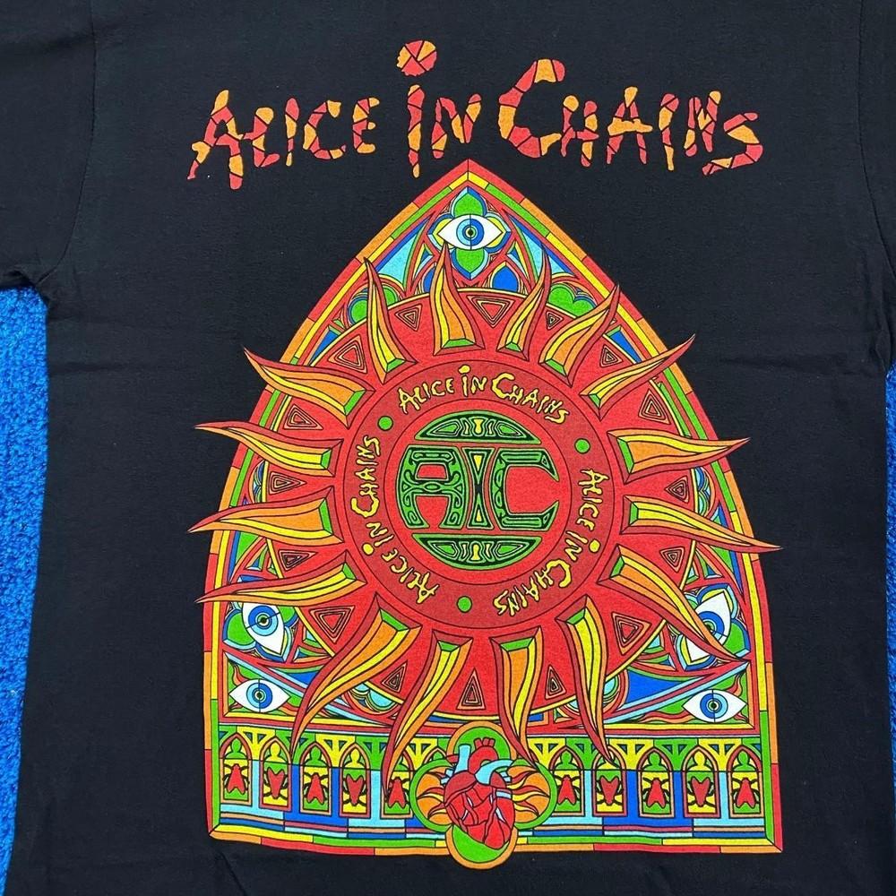 Alice in Chains T-Shirt Short Sleeve Cotton Black Men All Size S-5XL NEW Unisex T-Shirt XXXL