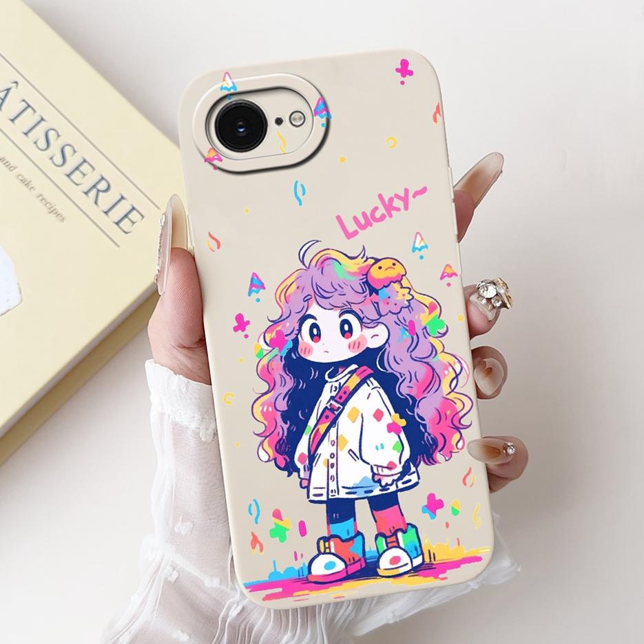 Für Apple iPhone 16E Hülle Einzigartige Cartoon Hülle Weiche Silikon Handyhülle Für iPhone SE 4 iPhoneSE 2025 iPhone16e Rückseite Hülle