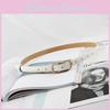 Style Minimalist Metal Pin Buckle Cipri Womens Belt Clothing Accessories