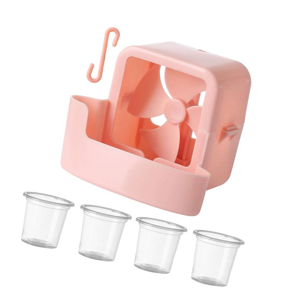 Electric Fan Cooling Storage Box Ice Storage Box Fast Cooling Portable Household With Hanging Hook For Electric Fan