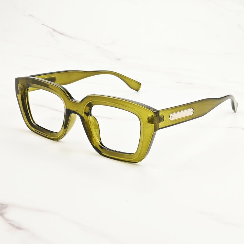 Brand Design Square Thick Frame Men Myopia Glasses Prescription Nearsight Anti Blue Light Women Short Light Optical Eyewear