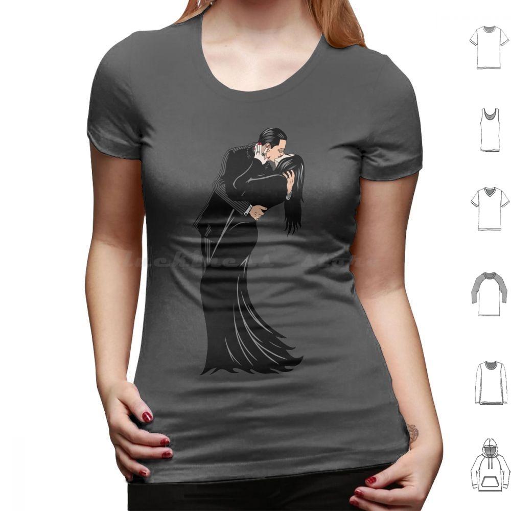 Cara Mia T Shirt Cotton Men Women DIY Print Romance Love Kiss Gothic Emo Addams Gomez Morticia Horror Halloween Scary Cara Mia