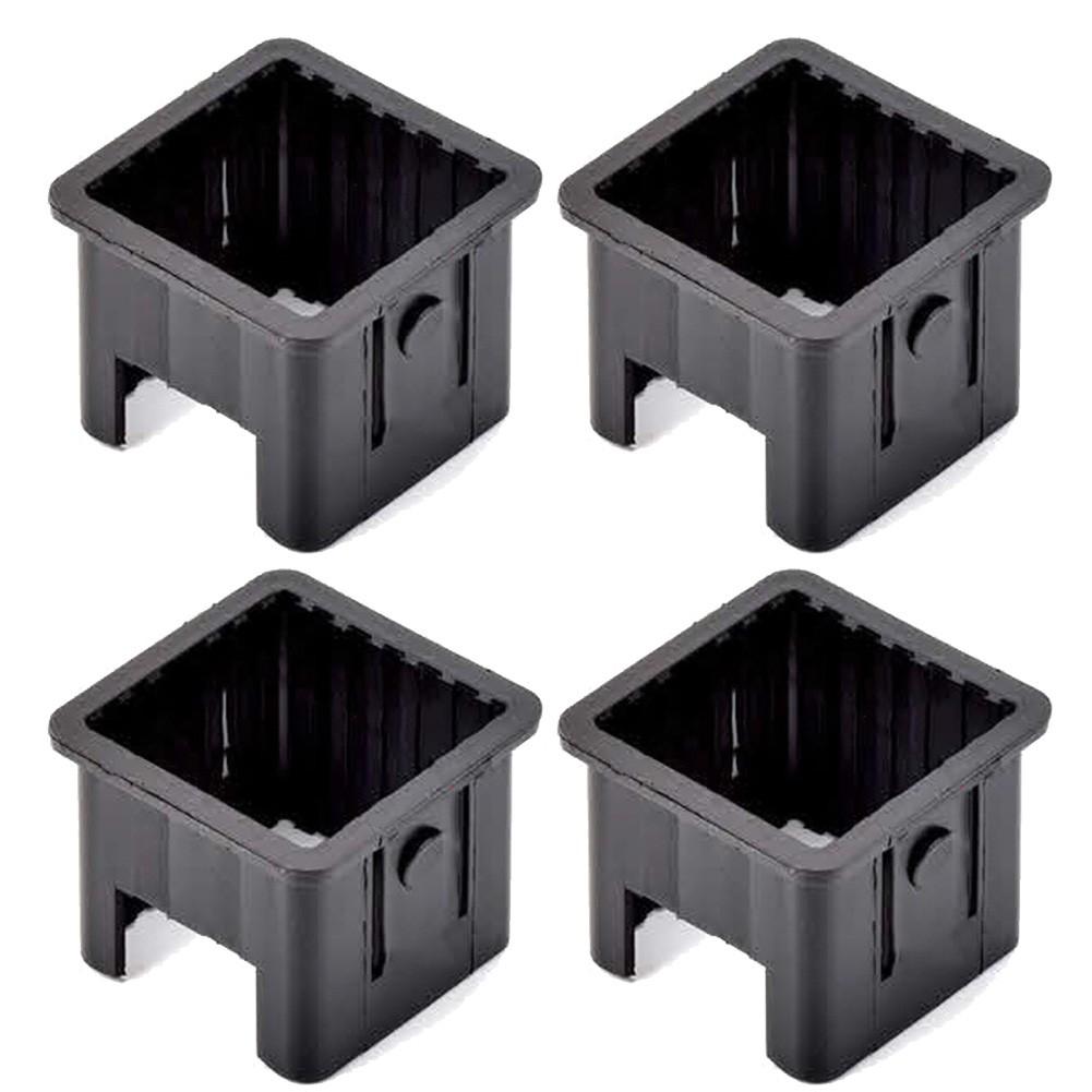 Black Diameter Plastic Square Tube Sleeve Easy To Use And Install