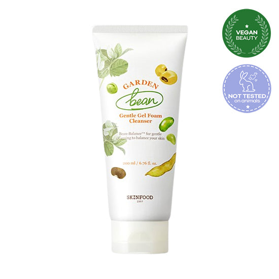 

[SKINFOOD] Гель-пенка для умывания Garden Bean Gentle Cleanser 200мл