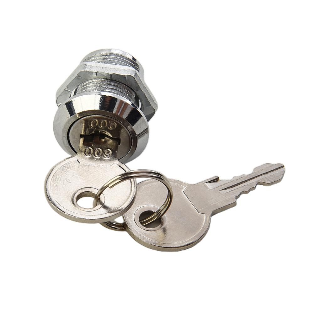 Metal Mailbox Lock With 2 Key Drawer Cabinet Cupboard Door Tongue Lock Home Improvement Furniture Hardware 20/16/25/30mm