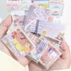 AGUGU Dream Core Tearable Mini Sticky Notes, Salt System, 50 Sheets, Adhesive-Free, for Journaling and Collage.