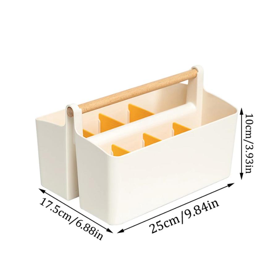 Portable Desktop Pen Holder Large Capacity Cute Marker Pen Stationery Storage Box Creative Pencil Holder Desktop Organizer