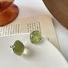 Irregular Geometric Clip On Earrings For Women Non Pierced Candy Color Resin Jewelry  Ear Cuff Earring Daily Accessories