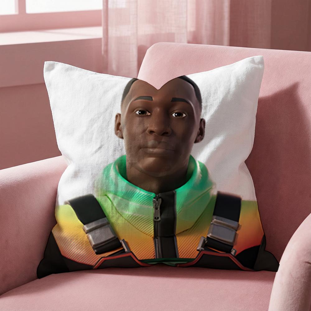 

Funny k-Khaby Lame Cushion Cover Multi-Scene Pillow Cover for Home & Car - Reversible, Soft & Durable for Daily Use 30cmx30cm