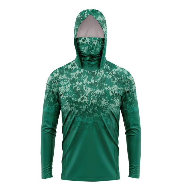 New Hooded Mask Outdoor Sports Luya Fishing Clothes Quick-drying Breathable Hanging