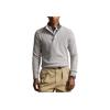 Polo Ralph Lauren Logo Embroidered Solid Color Mock Neck Pullover Sweater Men sweater Gray 710918165-007