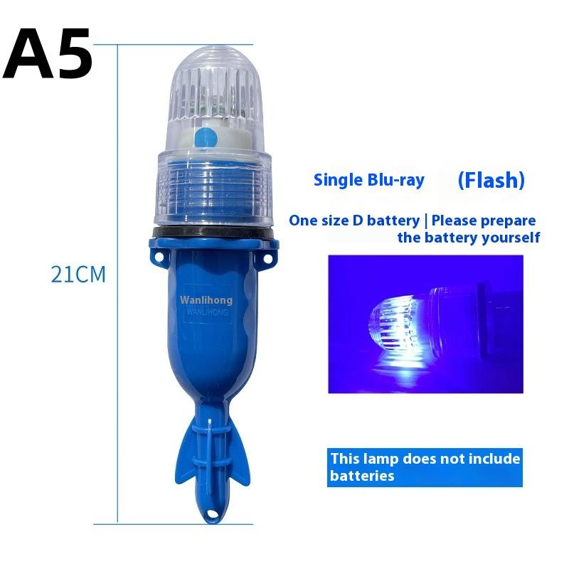 

Waterproof Net Flash Warning Light Marine Signal Light Waterproof LED Fishing Light Fishery Double Flash Lamp Buoy Signal Light