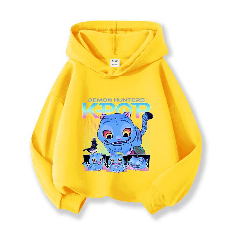 2025 Witcher's New Fashionable Street Style Children's Casual Hoodie Casual Versatile Girls' Top