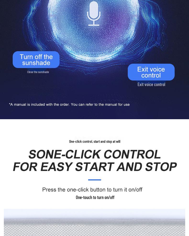 Tesla Model Y Sunshade Skylight Heat Insulation Roof Accessory