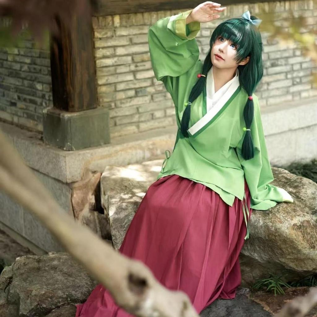 Maomao Cosplay Kostüm Anime Apothecary Diaries Outfits Mao Mao Kimono Halloween Karneval Party Für Frauen