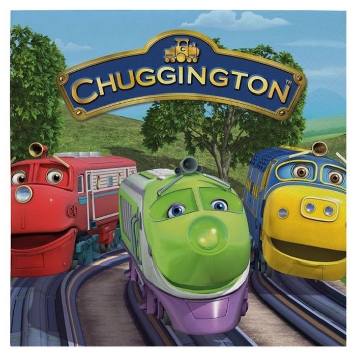 Chuggington-logoservietter (Pakke med 20 stk)