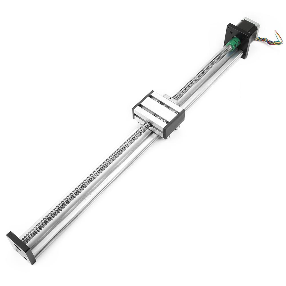 Linear   beam table, aluminum 1204   screw linear grinding   screw rail 500 mm with 42 mm stepper motor for automation and   measuri