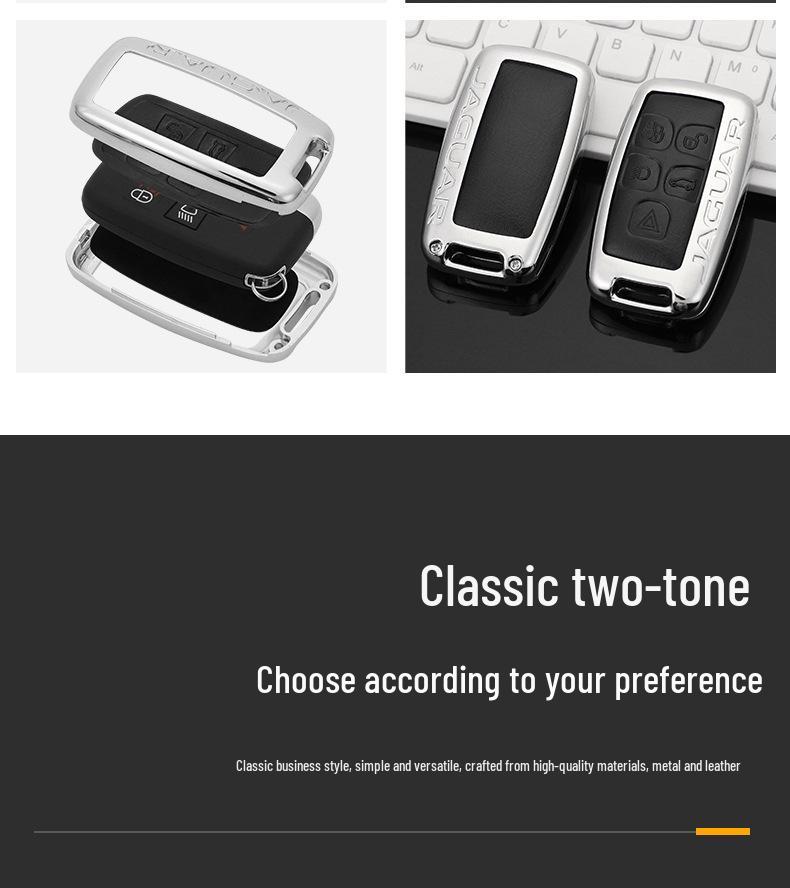 Jaguar Key Case: Compatible with XEL, XFL, F-Pace, XJL, XF, XE, F-Type 2022 Models – Luxury Shell Buckle Bag