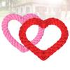 4Pcs Heart Shaped Creative Squeaky Chew Bite Resistant Interactive Playing Supplies Pets Puppies Pet Chew Toy Pet Sound Toys