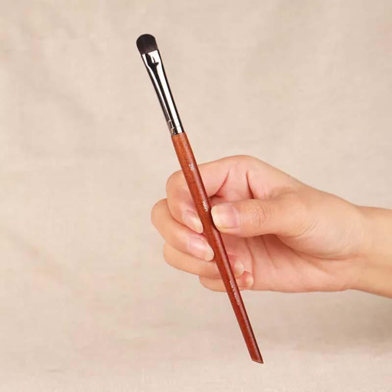 Soft Bristle Professional Makeup Brush Set: Blush, Eyeshadow, Powder & Single Piece Brush.