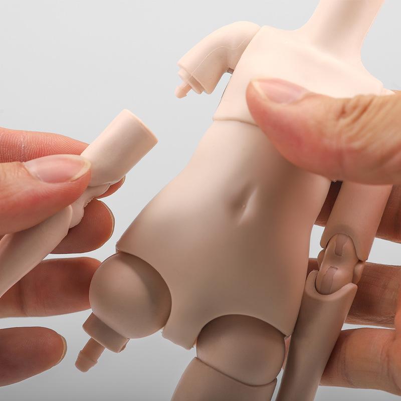 30cm BJD Tělo panenky Bílá pleť Pohyblivé Tělo panenky Mjd 22 Kloubů Dívčí panenka pro GSC, 1/6 bjd Hlava panenky Figurka DIY Hračka Nový styl
