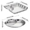 1Pc Retro French Shell Shaped Stainless Steel Snack Plate For French Fries And Fried Chicken Home Storage Decorative Sturdy