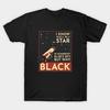 Herren Schwarzes Print-T-Shirt Schwarze Perle No-Cut Transferpapier Druck Baumwoll-T-Shirt
