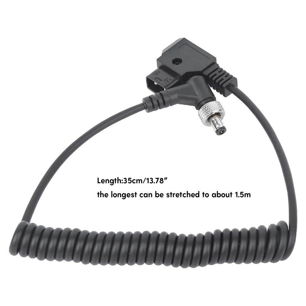 Hassle Free Setups D Tap to Locking DCMonitor Power Cable with Self Lock Connector for LCD Assist Monitors Video Device