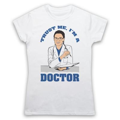 Vertrau mir ich bin Arzt Dame Weiblich Lustig Arbeits Slogan Herren und Damen T-Shirt