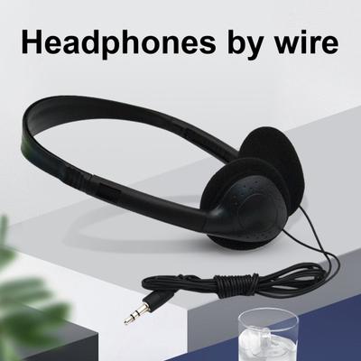857 Fone de ouvido com fio redução de ruído confortável vestindo ABS 3,5 mm estéreo transparente fone de ouvido portátil para jogos para jogadores