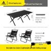 Cuoshan MK804 Large Black Kermit Chair and Table Set