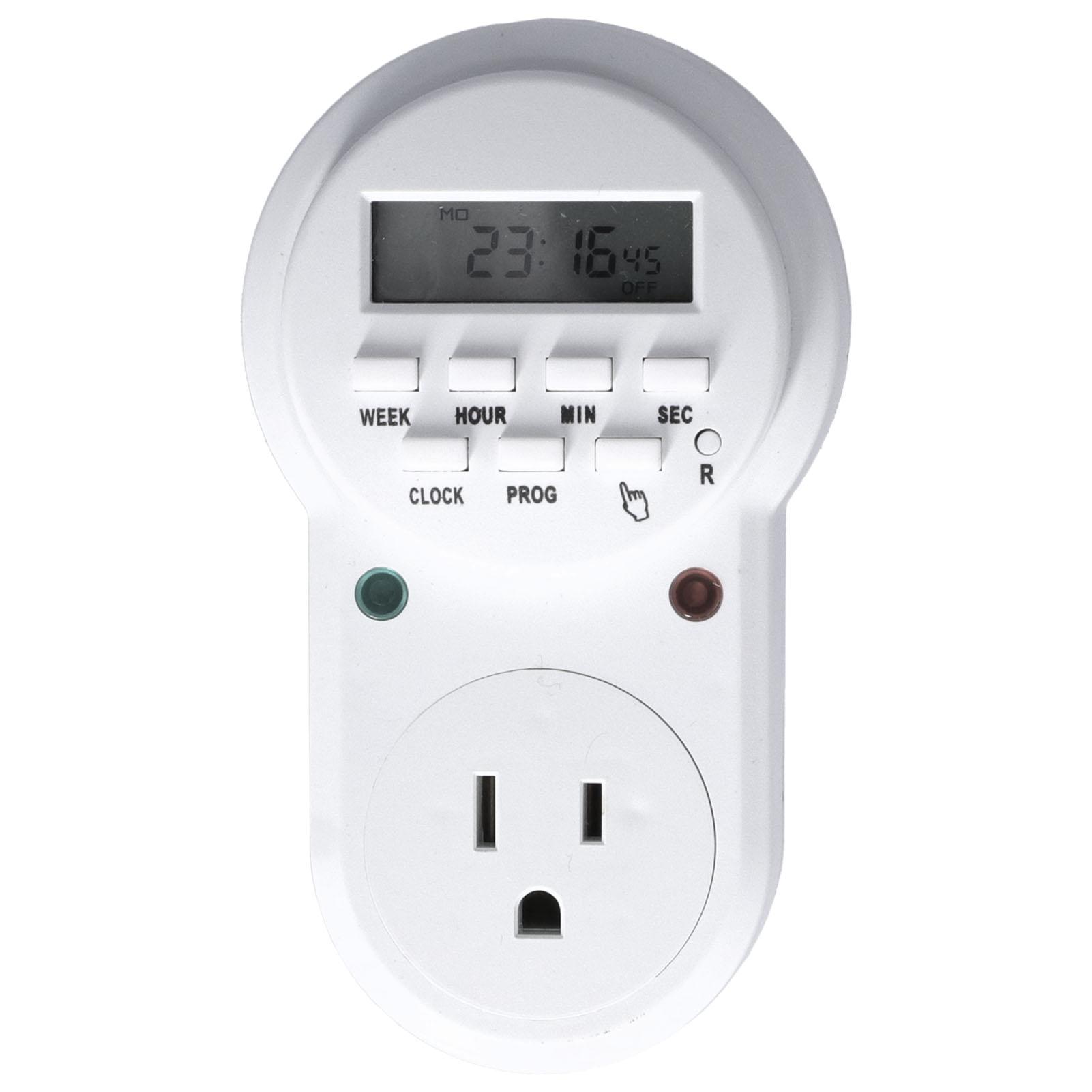 

Timer Outlet Digital Programmable Outlet Timer for Electrical Outlets Lights and Home Appliances