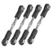 4Pcs 77?87mm Adjustable M4 Screw Steering Servo Pull Rod Linkage Tie Rod for 18 RC Car