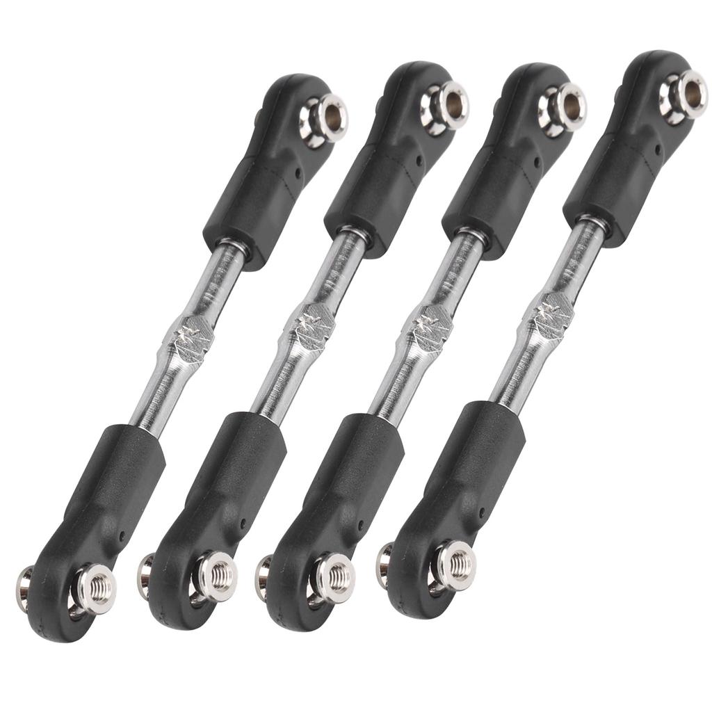 4Pcs 77‑87mm Adjustable M4 Screw Steering Servo Pull Rod Linkage Tie Rod for 1 8 RC Car