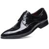 British Style Men Leather Shoes Autumn Fashion Business Casual Big Size Formal Shoes
