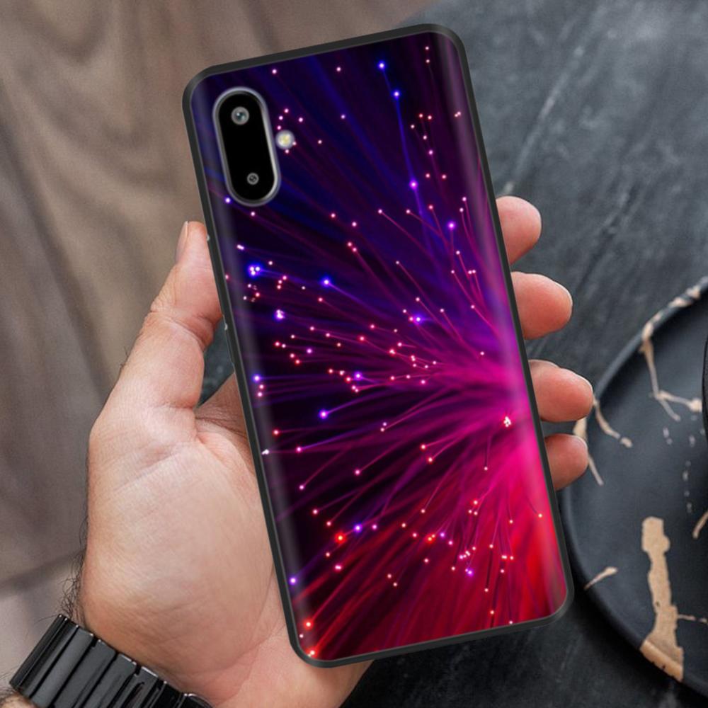 Case For Samsung Galaxy M06 Case 6.74" Cute Flower Cover Soft Silicon Matte Protective Fundas For Samsung F06 Bags Cartoon Shell