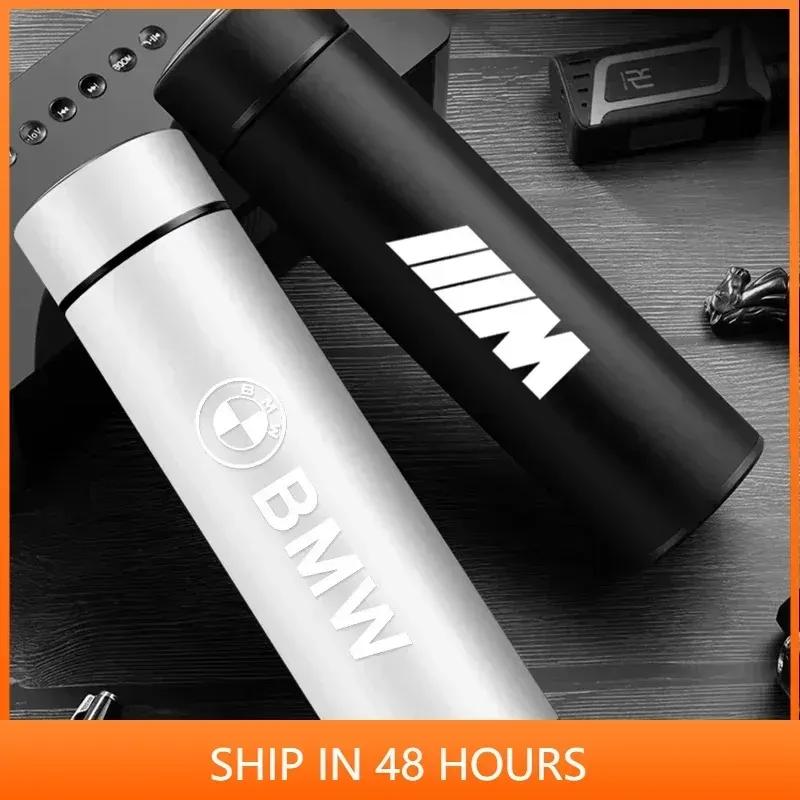 -500ml Car Smart Thermos Mug Stainless Steel ulated Water Bottle For BMW M X1 X2 X3 X5 X6 X7 E90 E60 E46 G20 G30 G32 F30 F40