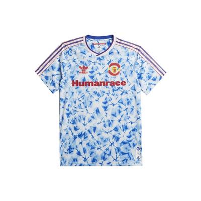 Human Race Manchester United Quick-Drying Jersey 20-21 Men Tops Blue GJ9084