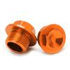2pcs Motorcycle Front Wheel Axle Nut M20x1.5 Aluminum Replacement for 250‑450 SXF 2015