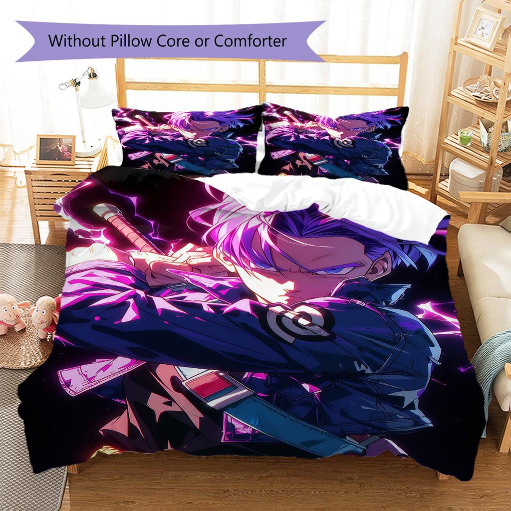 Trunks Pattern Bedding,Quilt Set Quilt Cover Pillowcase Home Birthday Gift (1 * Duvet Cover + 2 * Pillowcase, Without Core)
